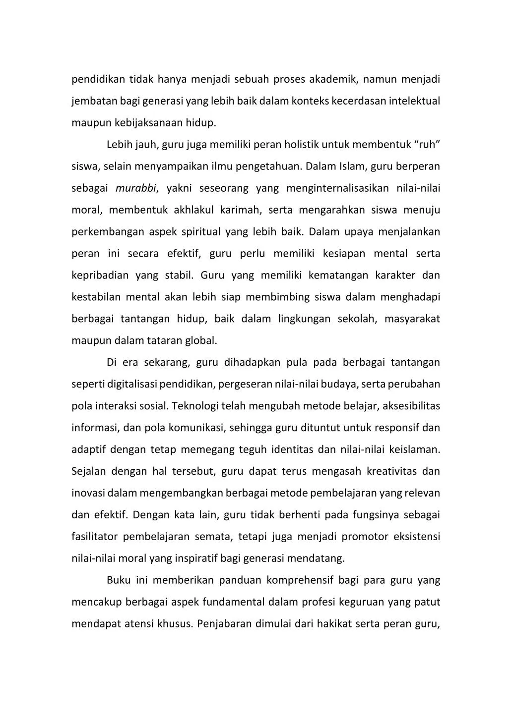 Pengembangan Profesi Keguruan