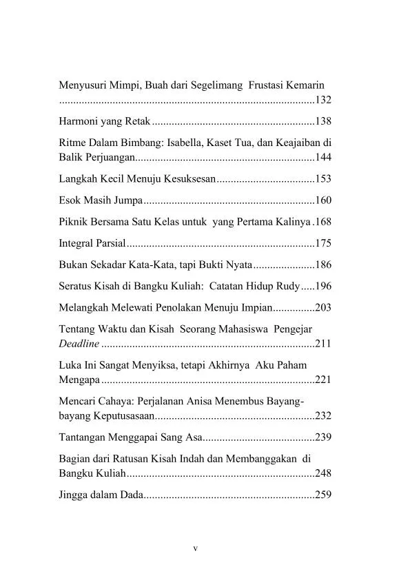 Cerita dari Perguruan Tinggi