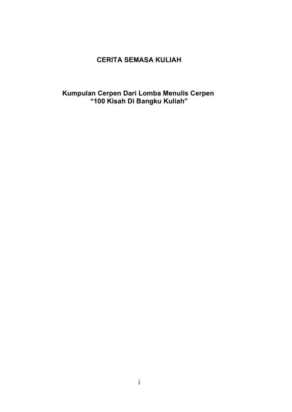 Peserta Lomba Menulis Cerpen