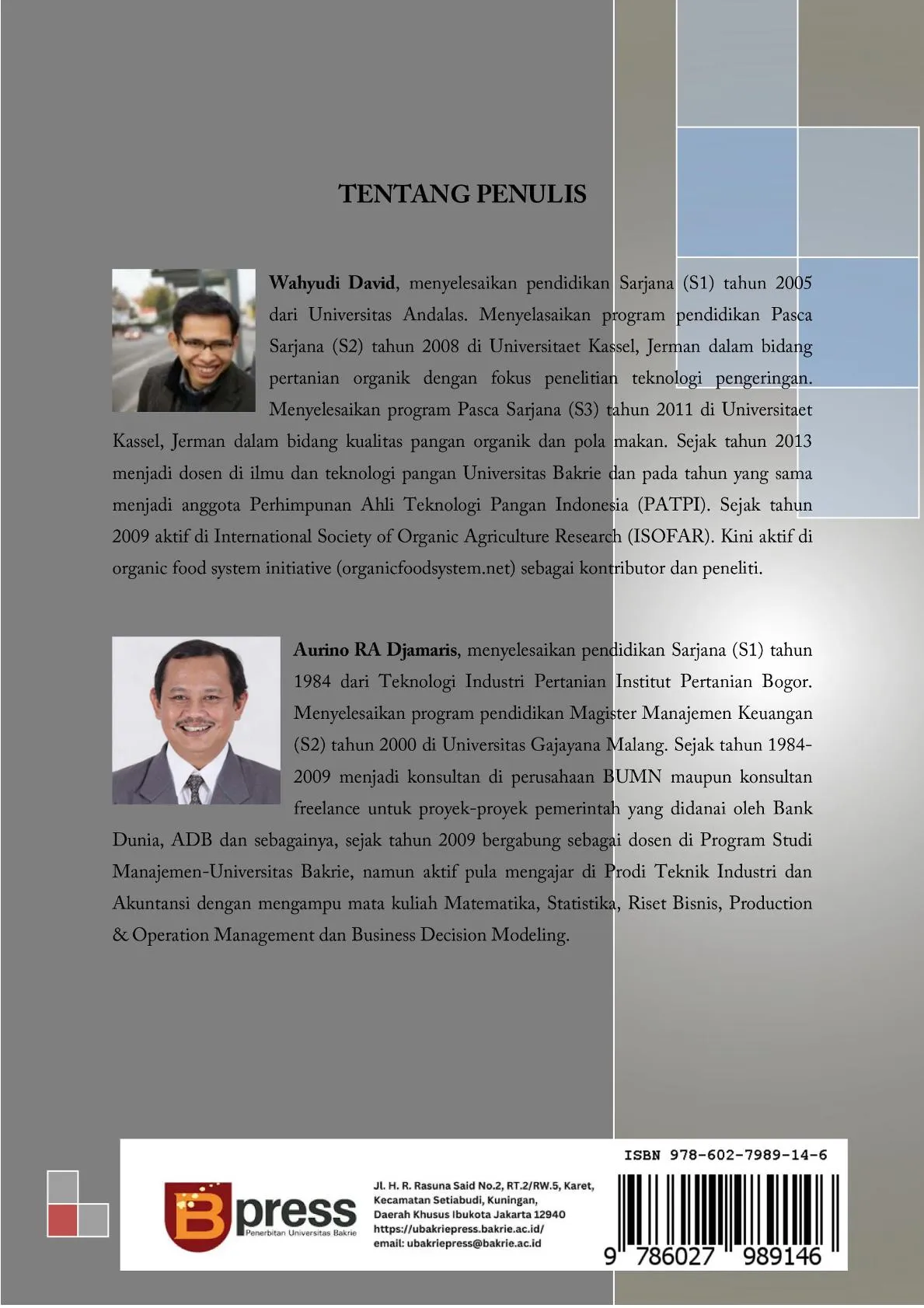 Metode Statistik Untuk Ilmu dan Teknologi Pangan