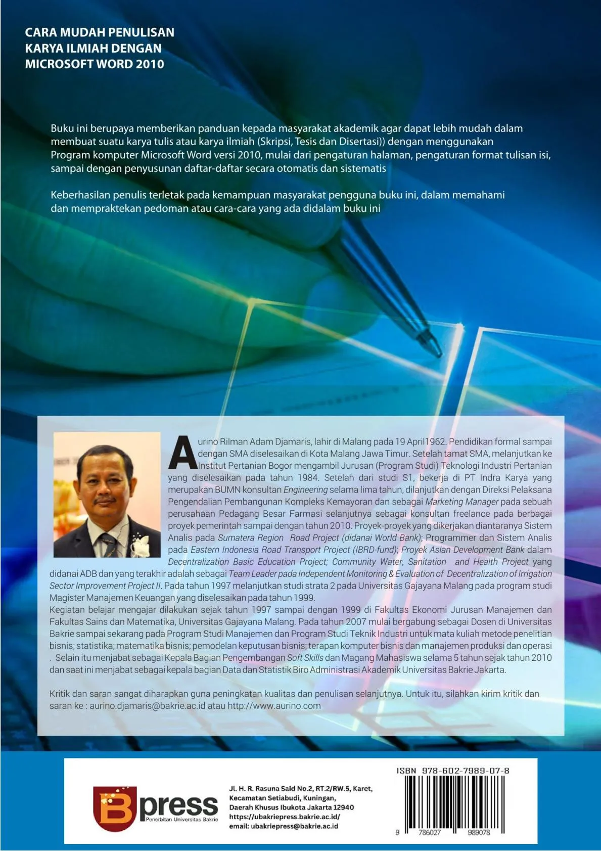 Cara Mudah Penulisan Karya Ilmiah Dengan Microsoft Word 2010