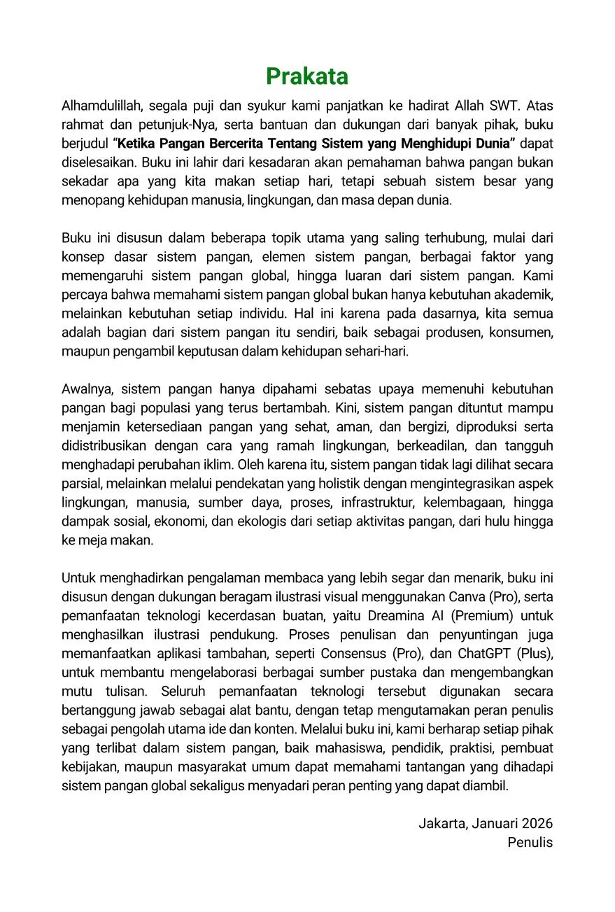 Ketika Pangan Bercerita Tentang Sistem yang Menghidupi Dunia