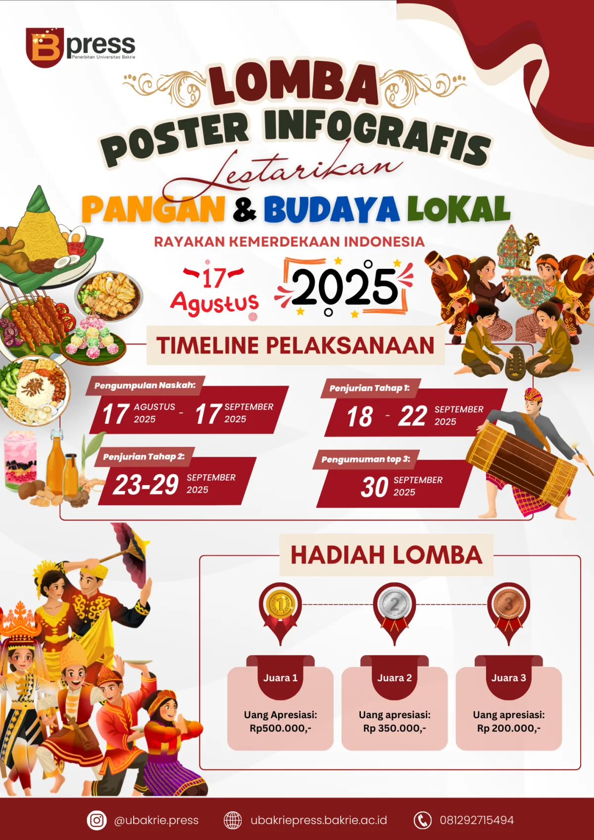 Lomba Menulis Poster Infografis – Lestarikan Pangan dan Budaya Lokal