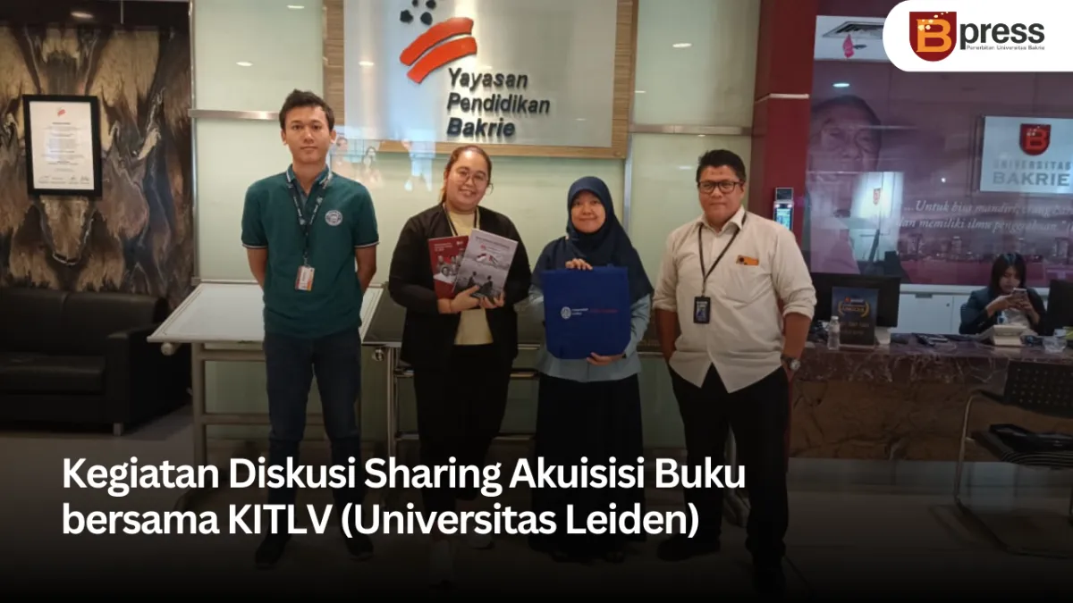 Kegiatan Diskusi Sharing Akuisisi Buku dengan KITLV dari Universitas Leiden